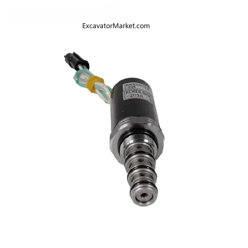 Excavator Accessories DRDE5KR-20/40C07-203A SY135/335 KSKX5P-17-208 NO.2125 SOLENOID VALVE Hydraulic Pump Solenoid