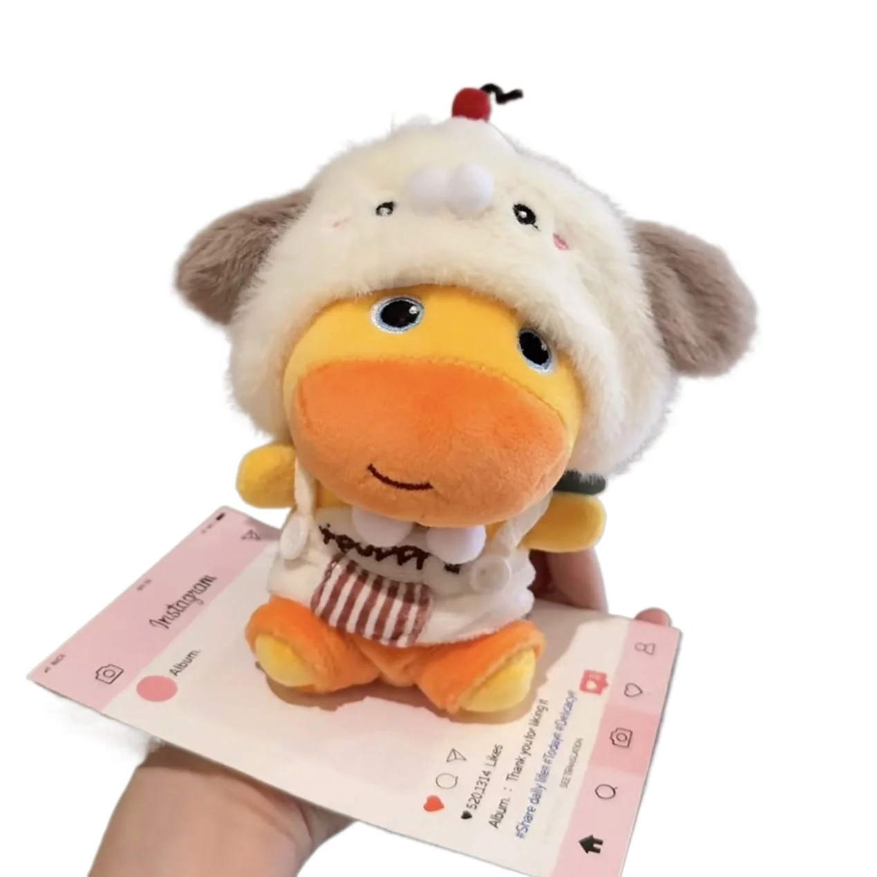 

Genuine Capybara Lulu Dress Up Plush Pendant Birthday Gifts Keychain toys
