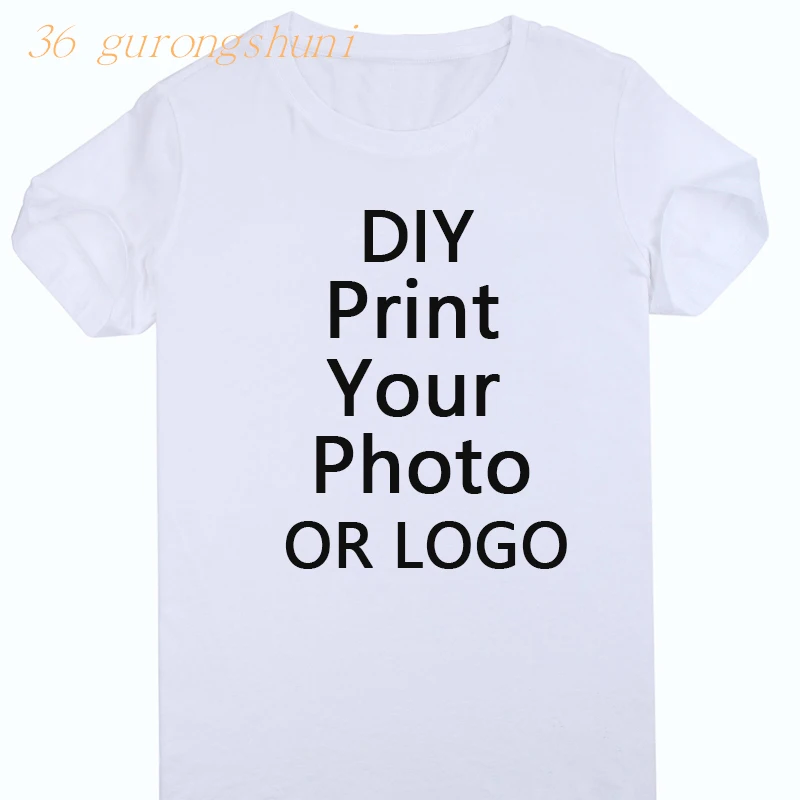 Customized t Shirt For Girl boy t-shirts Own name Diy picture Design LOGO Kids Clothes family birthday party photo print Graphic