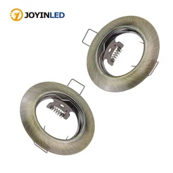 New Design Round Recessed LED Ceiling Downlight Fitting Fixture MR16 GU10 Metal Holder Frame Led Lamp Fixture for Led Spot Light