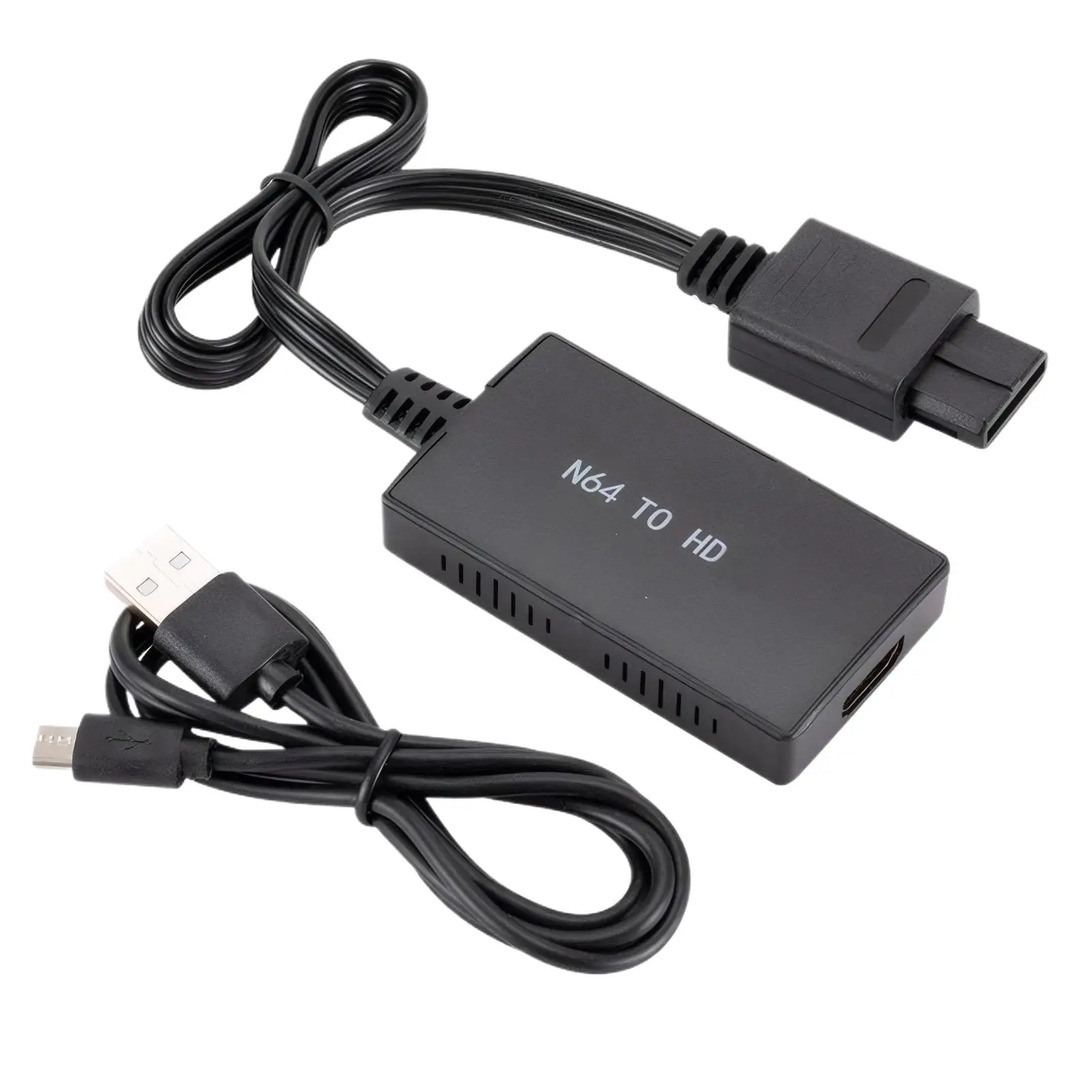 

1080P N64 to HDMI-compatible Converter Game Console Video Adapter Plug and Play HD Cable Adapter for Nintendo 64/NGC/SNES