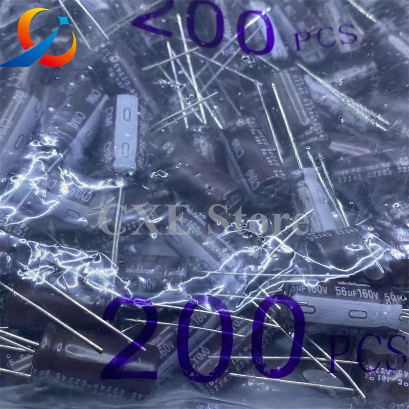 10PCS CY 160V56UF Volume 10X20MM Nichicon Electrolytic Capacitors UCY2C560MPD 56UF 160V NEW