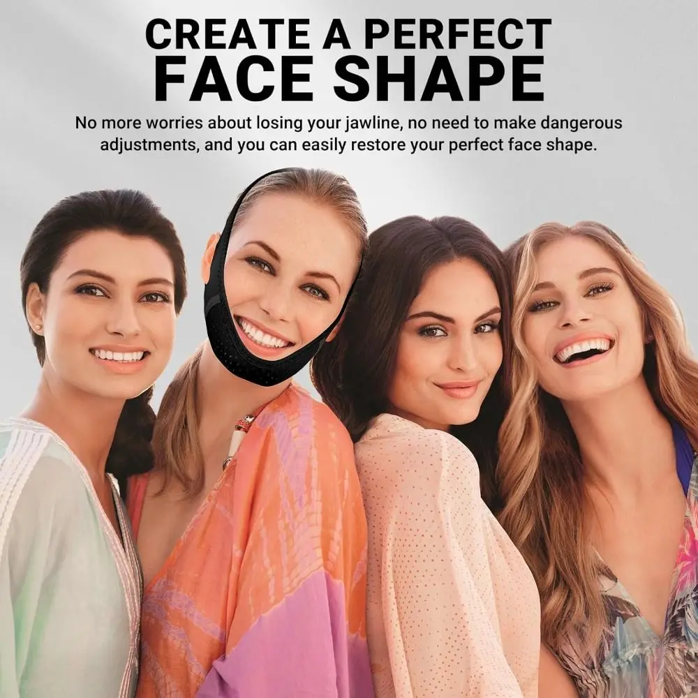 جديد قابل للتعديل الوجه حزام التخسيس الفك حزام الفك المشكل حزام الذقن الخامس خط الوجه التخسيس رفع قناع للنوم #5