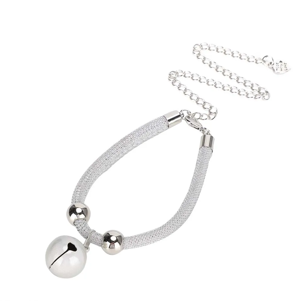 Cat Collar Necklace Cat Bell Cute Bling Pet Accessories Pet Wear For Daily Cats Products For Cat Small Dogs Doggy Pendant Collar