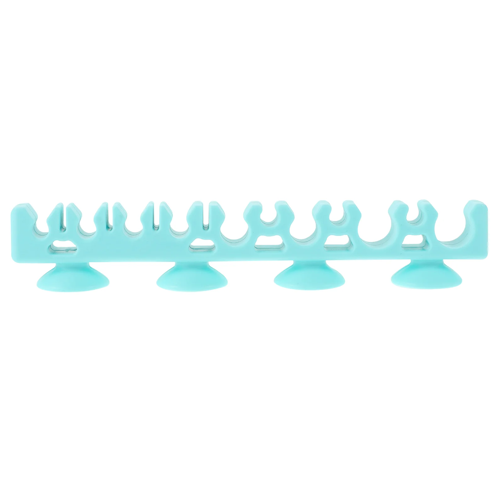 Silicone Makeup Brush Cosmetics Organizer Simple Drying Holder Rack Display Multi-slot Clothes