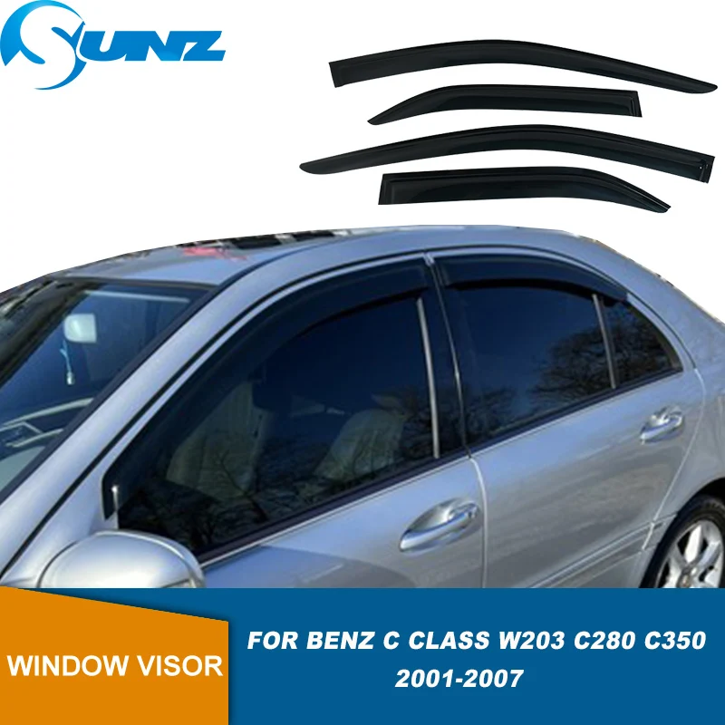 Weathershield For BENZ C CLASS W203 C280 C350 C320 2001 2002 2003 2004 2005 2006 2007 Side Window Deflector Sun Rain Guard
