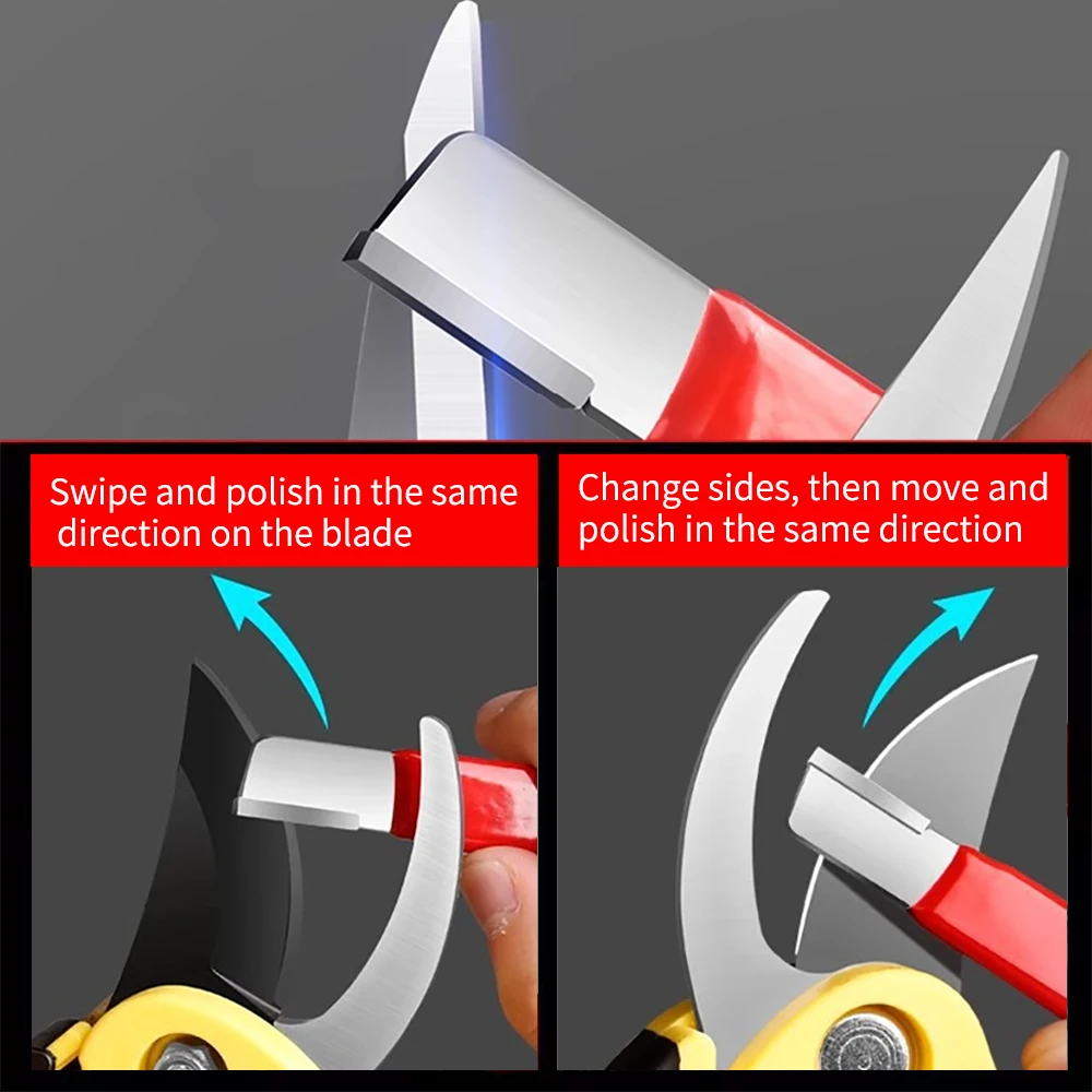 Quick Sharpener Profession Kitchen Knife Sharpener-Tungsten&Diamond Ceramic Sharpening Stone For All Blades, Includ Garden Shear