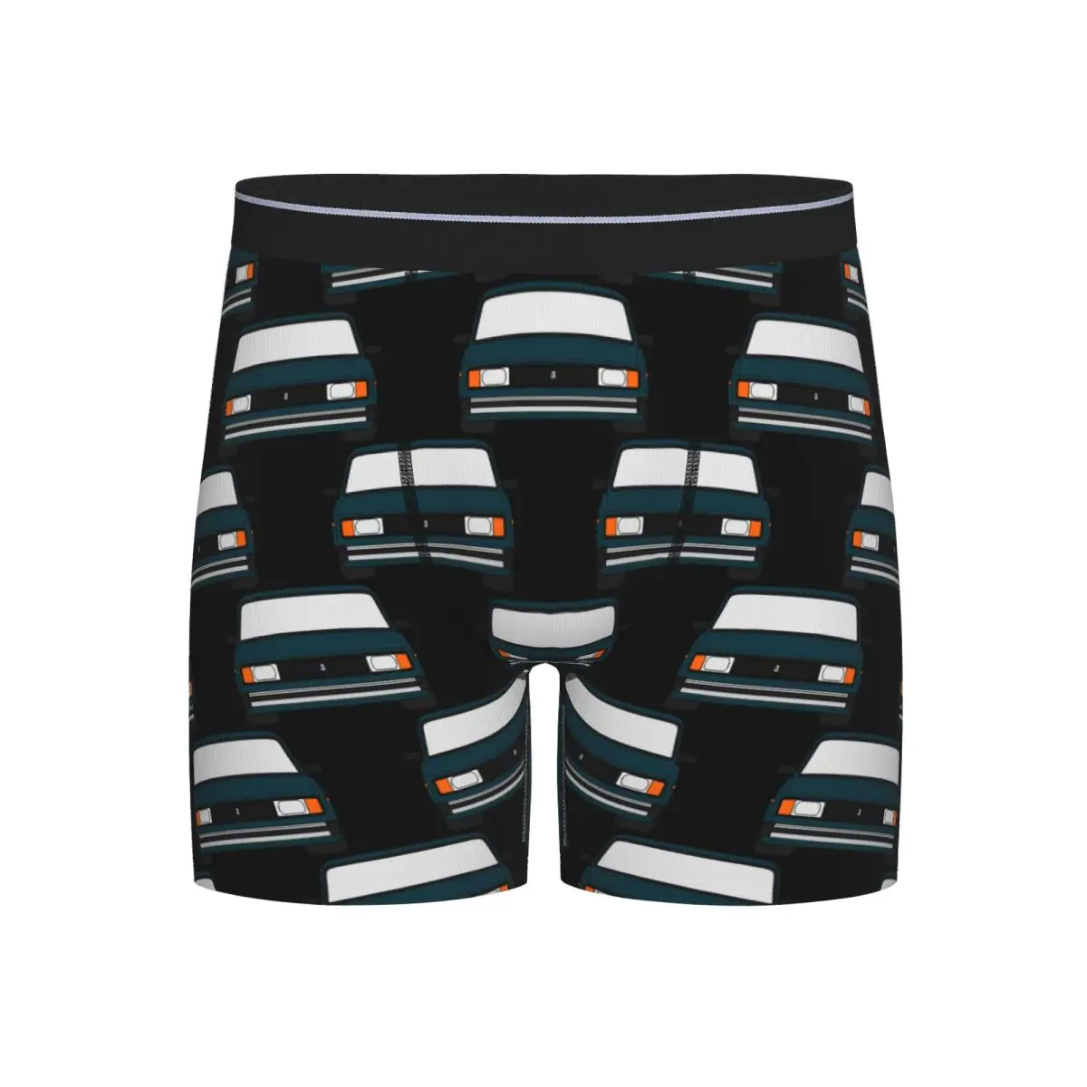 

Long Boxer Underpants Shorts Lada VAZ Nova Riva Green Color Panties Men Breathable Underwear for Homme Man Boyfriend Gift