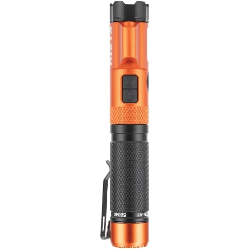 

56040 Magnetic LED Flashlight, 350 Lumen Rechargeable Flashlight, Twist Focus, Laser Pointer, Hands-Free, USB