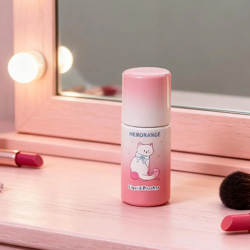 1 pz fard liquido viso opaco trucco fard con pennello velluto duraturo rossetto punta facile cosmetici spugna colore fare S6L5