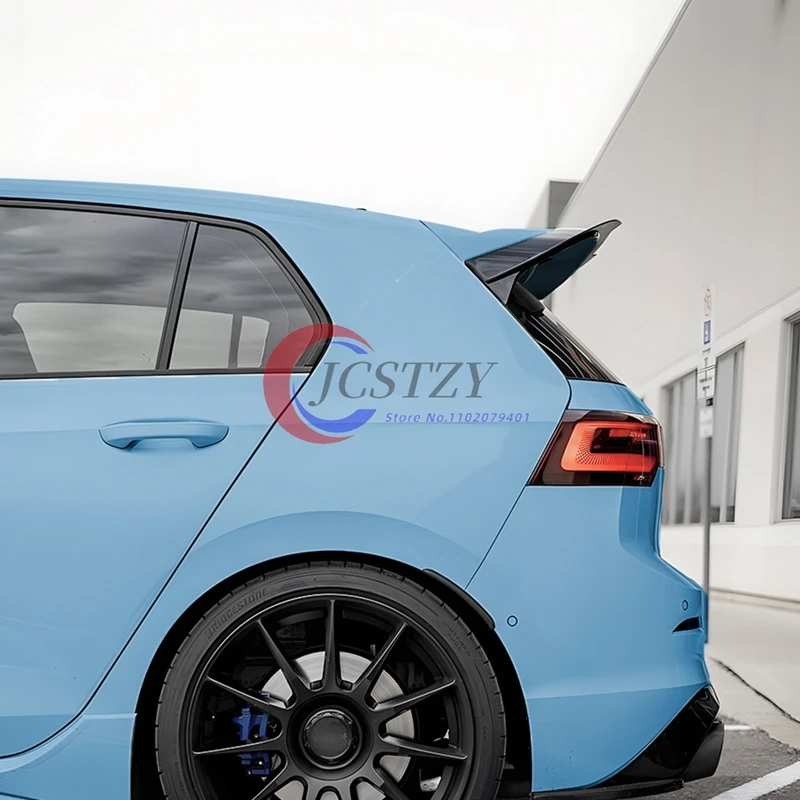 ماكستون نمط السيارة الخلفي سقف المفسد غطاء الجناح لشركة فولكس فاجن جولف MK8 R جولف 8 GTI 2020 2021 2022 2023 2024 بوديكيت ضبط ABS الأسود