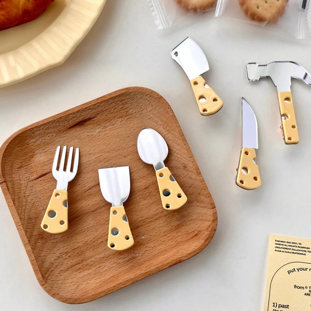 

6Pcs Exquisite Plastic Resin Hair Clips Kitchen Utensils Design for Women Styling Cute Hair Clips Accessories for Women,