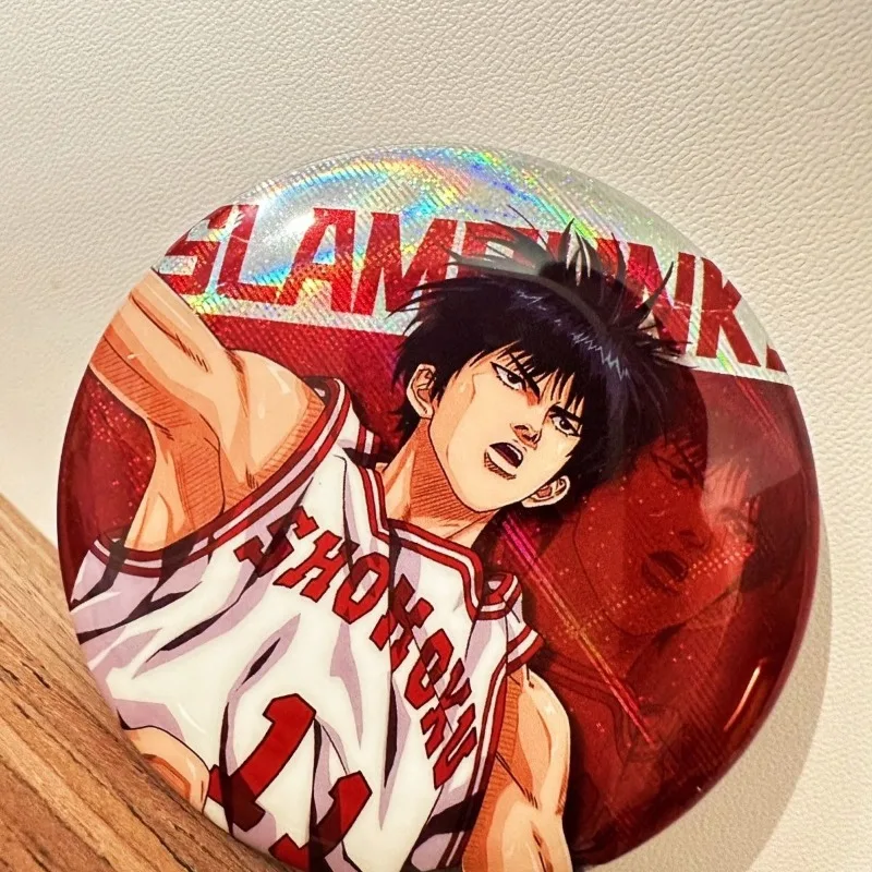 Nouveau Slam Dunk Kaede Rukawa personnage d'anime périphériques Bar Chirp broche personnalité créative fer blanc Badge accessoires cadeaux