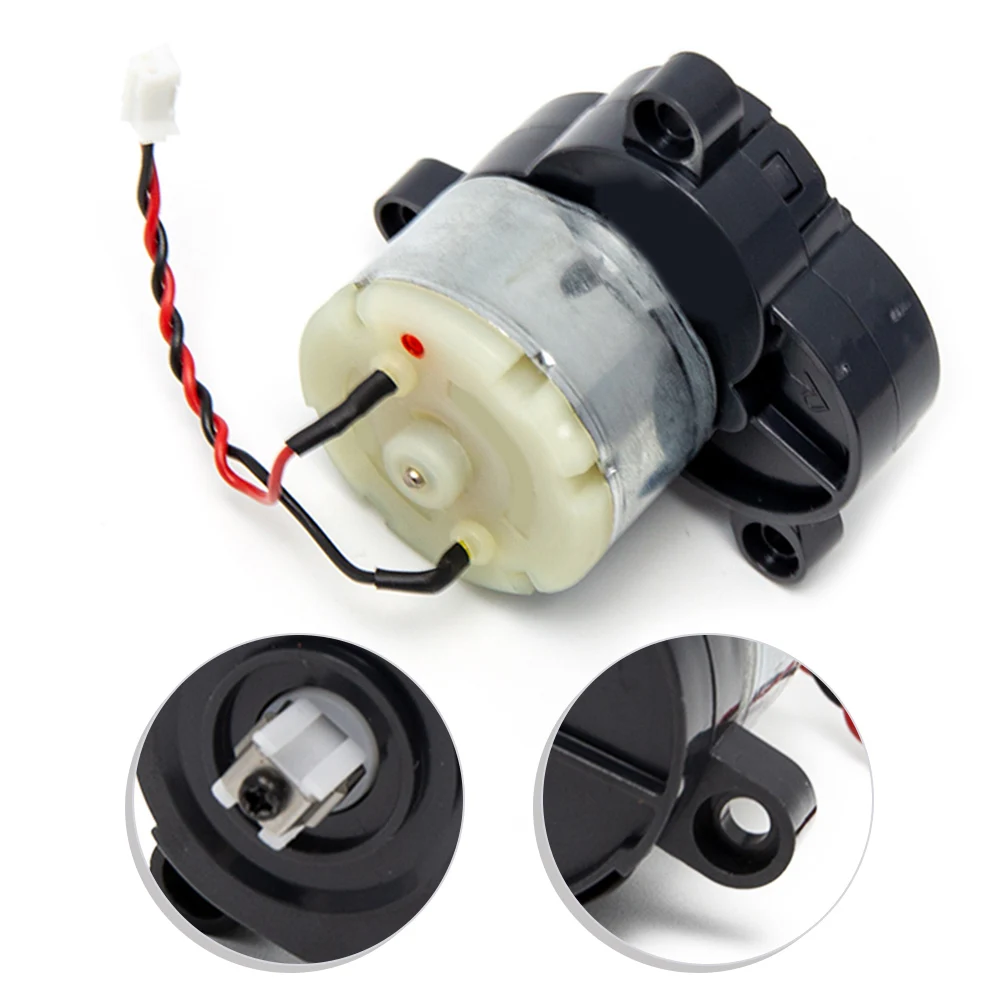 

Home Cleaning Robot Vacuum Cleaning Accessory Easy Install Side Brush Motor Appliance Black And Gray Extended Lifespan