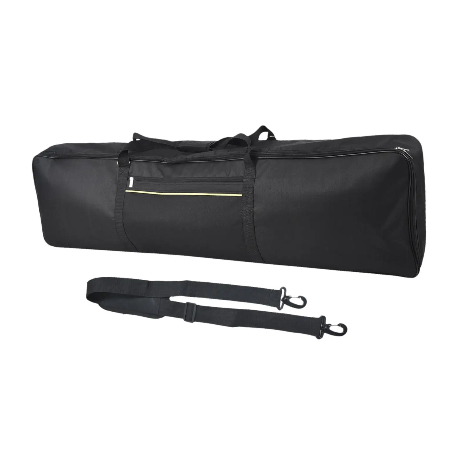 Lightweight Portable Keyboard Case Bag for 61 Key Electric Piano with Shockproof Padding and Pockets
