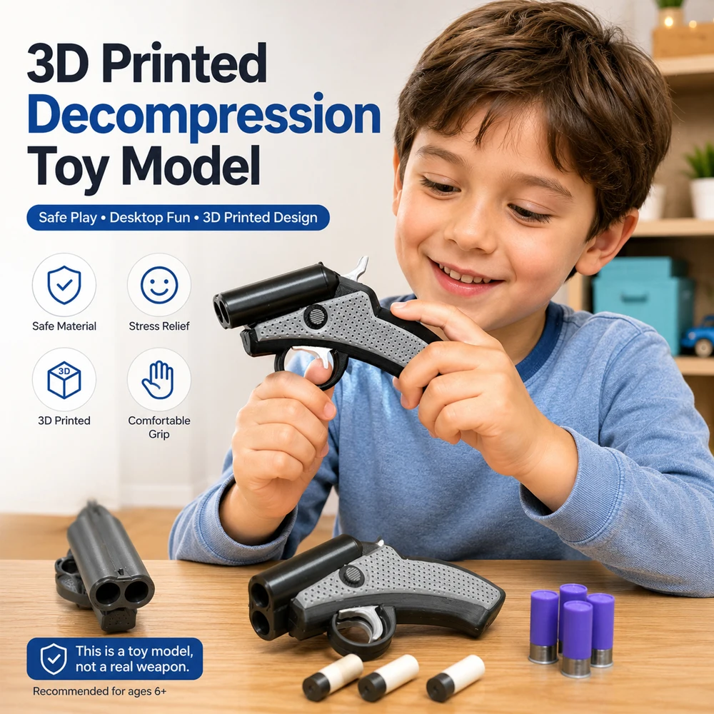3D Printed Mini Toy Model Creative Fidget Decompression Desk Decoration Stress Relief Gift Collection