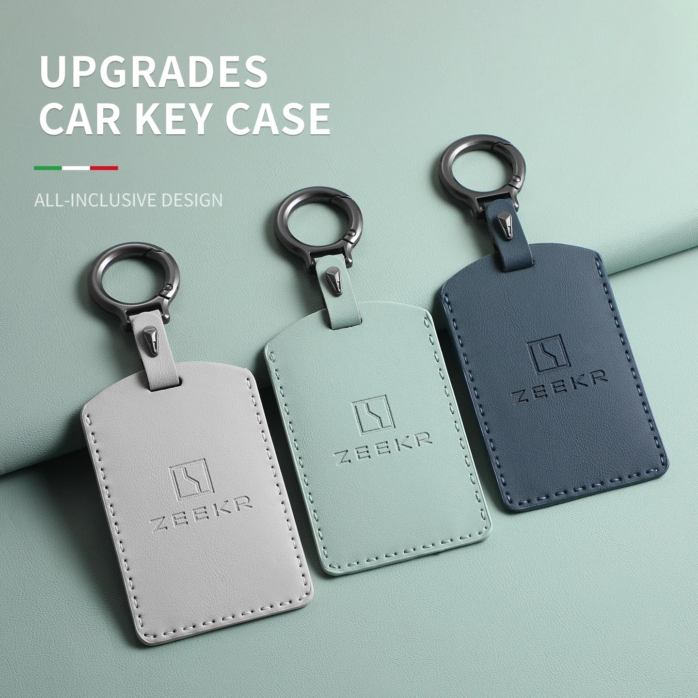 

Car Key Case Cover For ZEEKR X MIX 007GT 7X 9X 007 009 001FR Original Car Color Leather Car Remote Case Cover Shell For 001 007