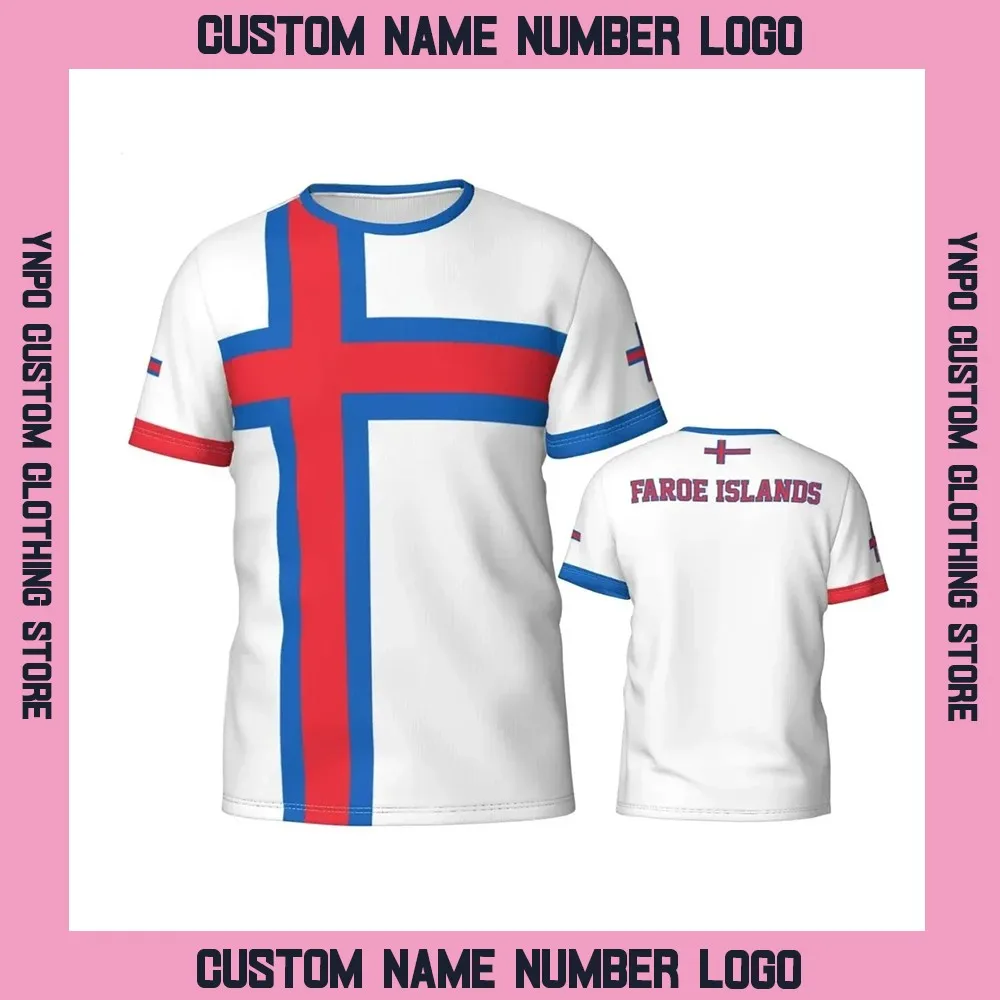 

Faroe Islands Flag 3d Print T-shirt Men Women Casual Oversize Short Sleeve O-neck Tops Fashion Retro Streetwear