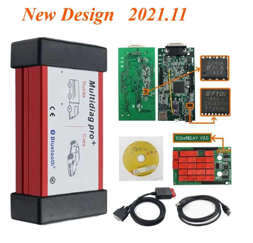 الماسح الضوئي 2021.11 Keygen 2020.23 Vd Cdd جديد مع بلوتوث لـ TNESF DELPHIS ORPDC Obd2 أدوات تشخيص شاحنة السيارة