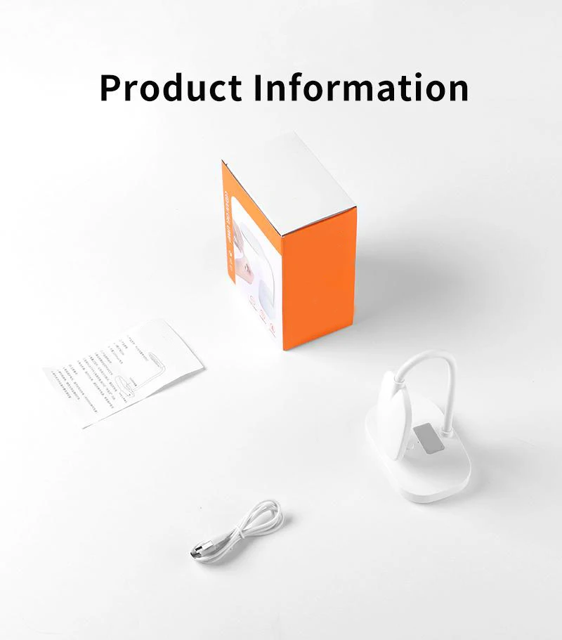 LED Desktop Nail Lamp Mini UV Nail Light Quick Drying UV Nail Dryer Folding Baking Lamp for Phototherapy Nail Care for Home DIY