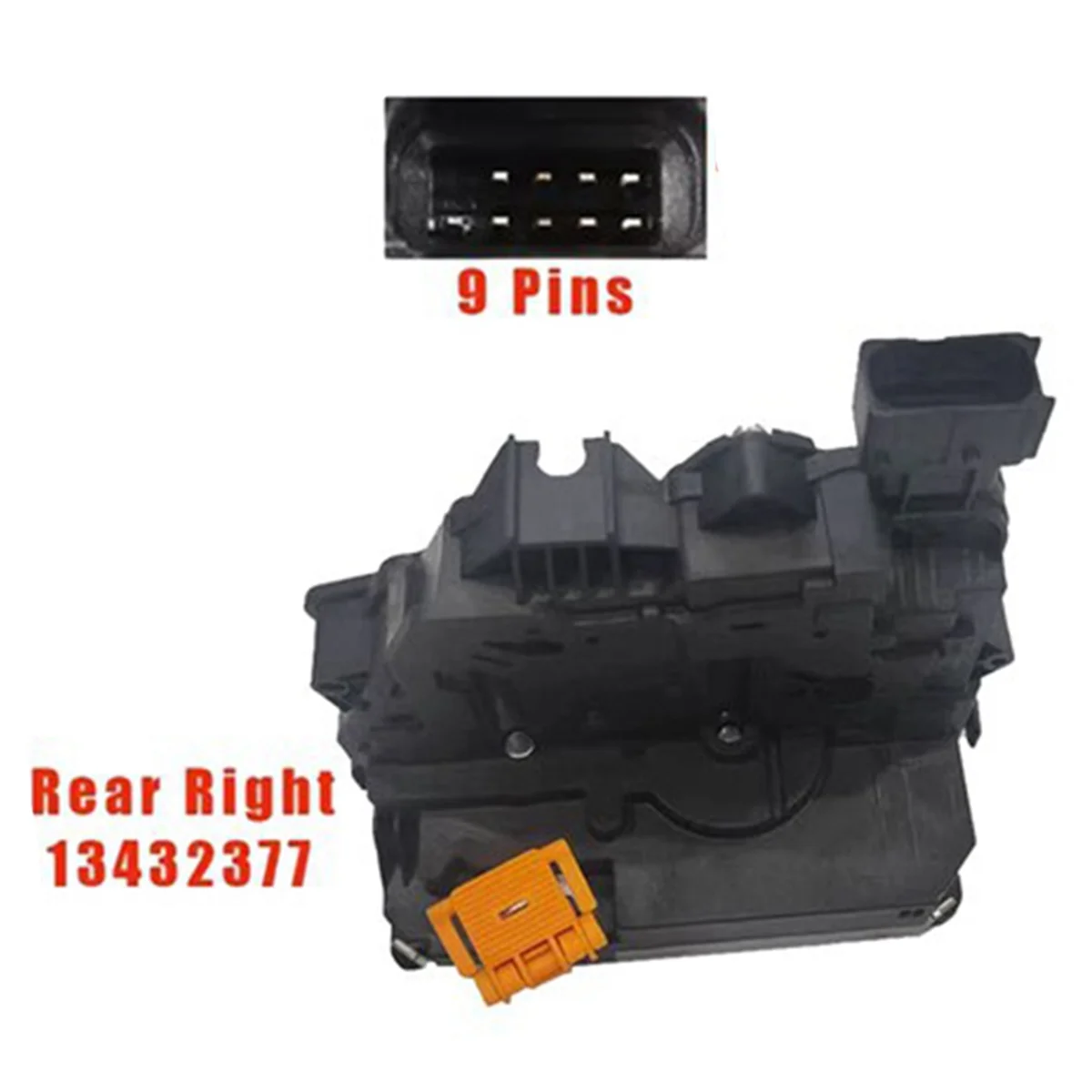 Atuador de fechadura da porta traseira direita 13432377   Mecanismo de trava de porta para GM Opel Vauxhall Meriva B 10-17 13279837 133657 135089 —L49A
