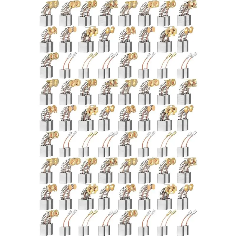 

【ДОВАЯ СТО!】144 шт. Щетки для электродвигателей Угольные щетки Запасная часть электроинструмента для ремонта электроинструмента 12 разных размеров