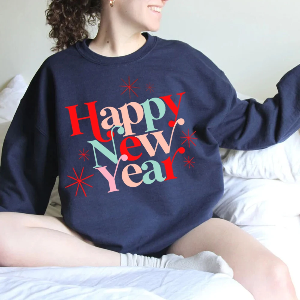 Cheers To The New Year Women's Clothing Happy New Year Women’s Clothing Cute Sweatshirt's for Womens New Year Gift Women Clothes