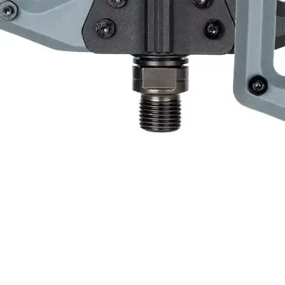 Black Gray Nylon Mountain Bike Pedals With DU Sealed Bearings 28 Anti Slip Pins For Folding Bicycle Cycling Riding Accessories