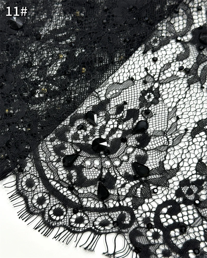 

Черная африканская сетчатая кружевная ткань с камнями, 5 ярдов, высокое качество, нигерийская французская молочная шелковая кружевная ткань для шитья свадебного платья