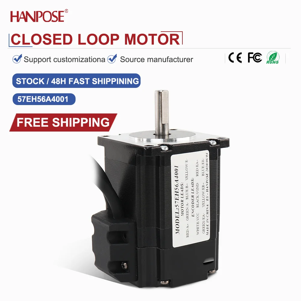 

closed-loop stepper motor NEMA23 57EH56 4.0A 2.0V real-time coordinate reading, no step loss, stable operation