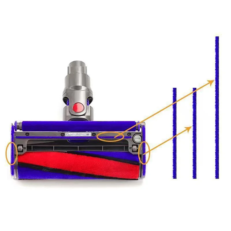 Berserk – bandes de velours doux de remplacement pour Dyson V6 V7 V8 V10 V11, accessoires essentiels pour appareils ménagers