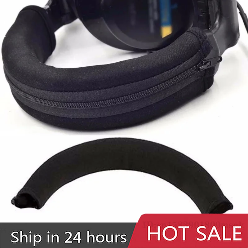 Dla Audio Technica ATH SR9 MSR7 M20 M30 M40 M40X M50X M70x WS550IS SX1 Ochraniacz słuchawek Zamek błyskawiczny Opaska na głowę Akcesoria do słuchawek