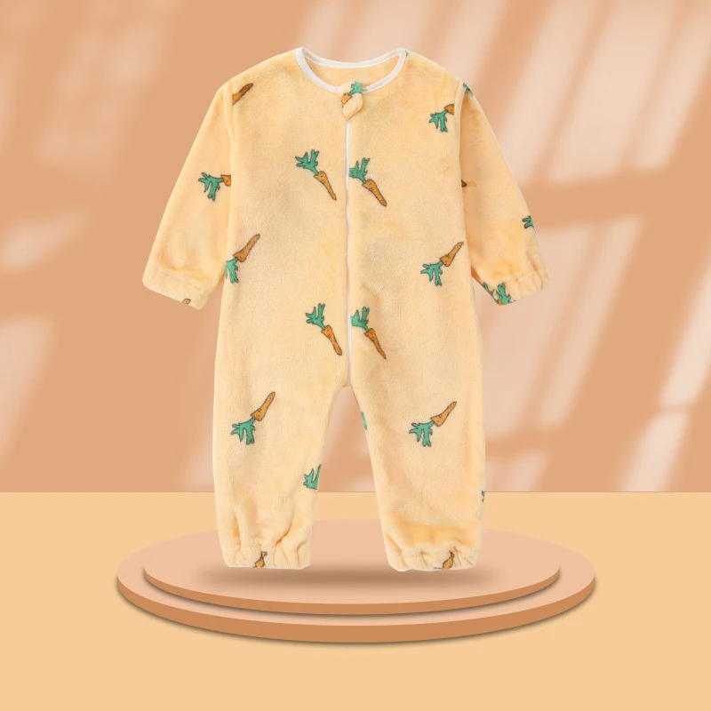 Kids Flannel Pajamas Boys Girls Cartoon Long Sleeve T-Shirt Top + Pants Baby Autumn Winter Sleepwear Underwear Clothes Sets