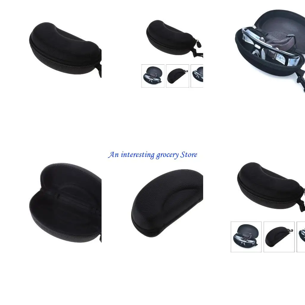 

652D Portable Zipper Hard-Shell Box Basketball Goggles Case Protective Eyeglass Case
