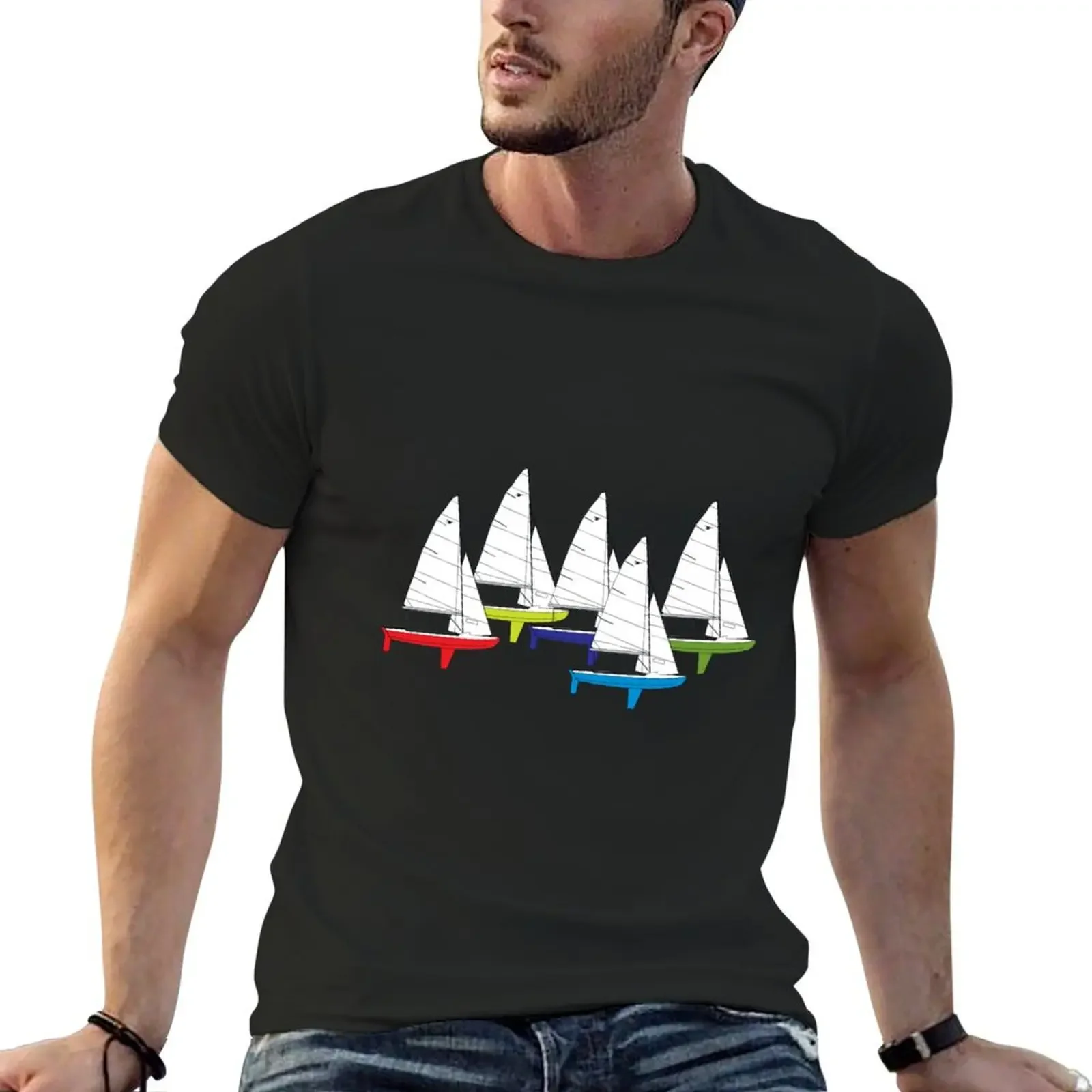 Snipe One-Design Sailboats Racing T-Shirt aesthetic clothes anime cotton graphic tees summer top heavy weight t shirts for men