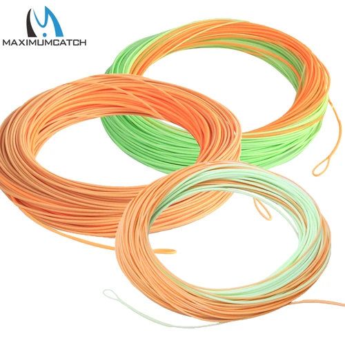 Imagen 1 del producto Maximumcatch-línea de tiro Ninfa ConnectCore, línea de pesca con mosca, dos o tres colores, 100 pies, 20lb, nivel 0,55mm, línea Tenkara