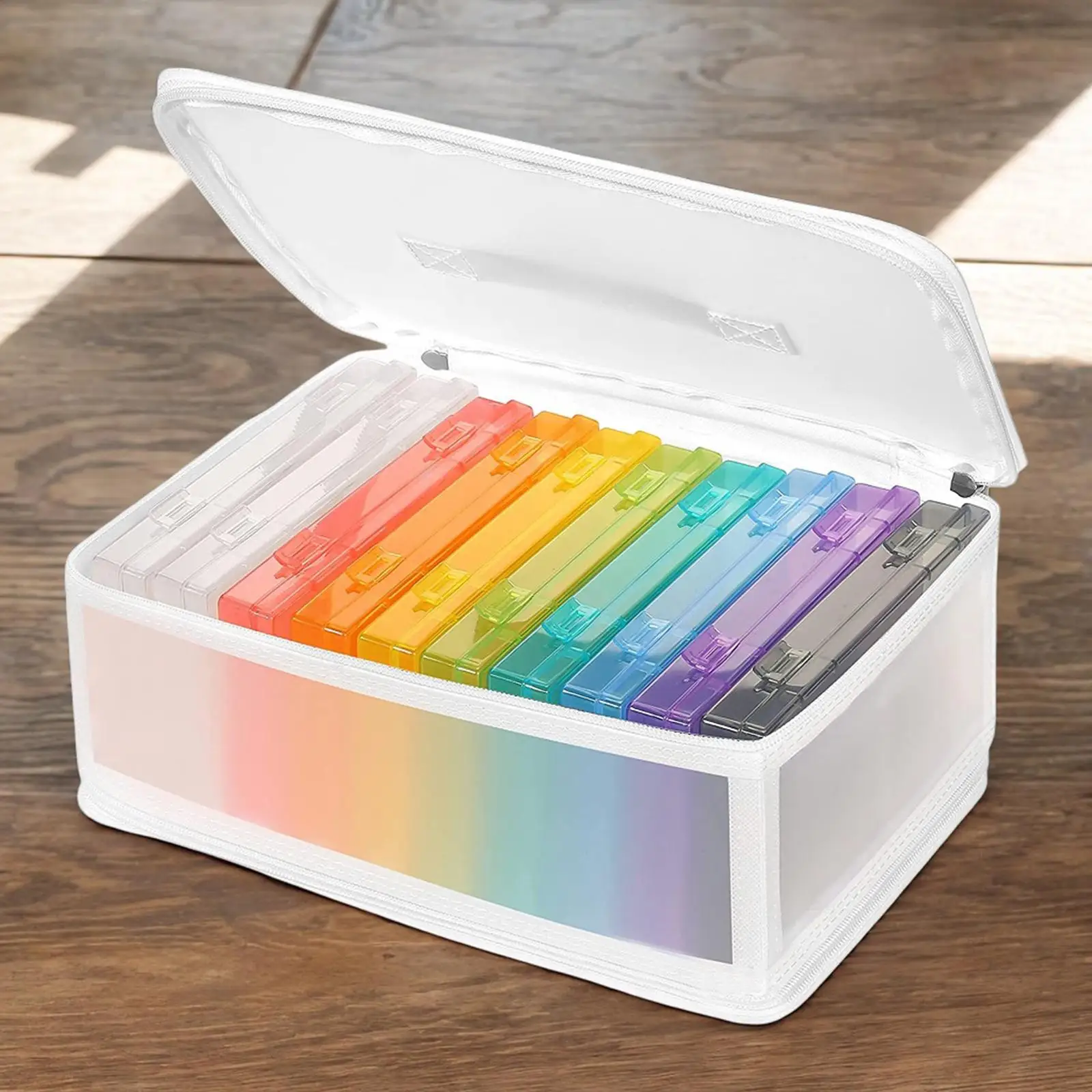 Photo Storage Bag Photo Keeper 4x6 Photo Storage Seed Sorting Transparent Bag Container Box for Cards Craft Stickers Pictures