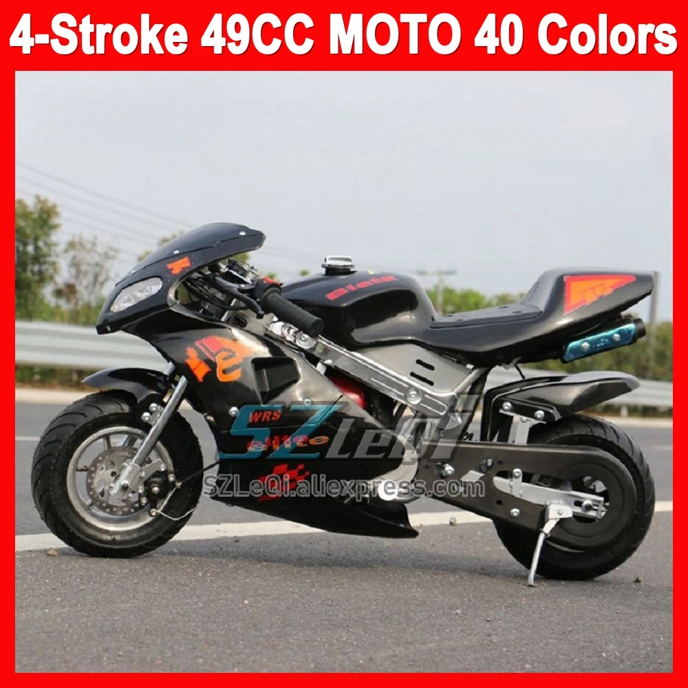 On Sale 49 50 CC 4 Stroke Gasoline Motorcycle Racing MOTO Dirt Bikes Motorbike Discount Promotion For Adult Children Boys Girls