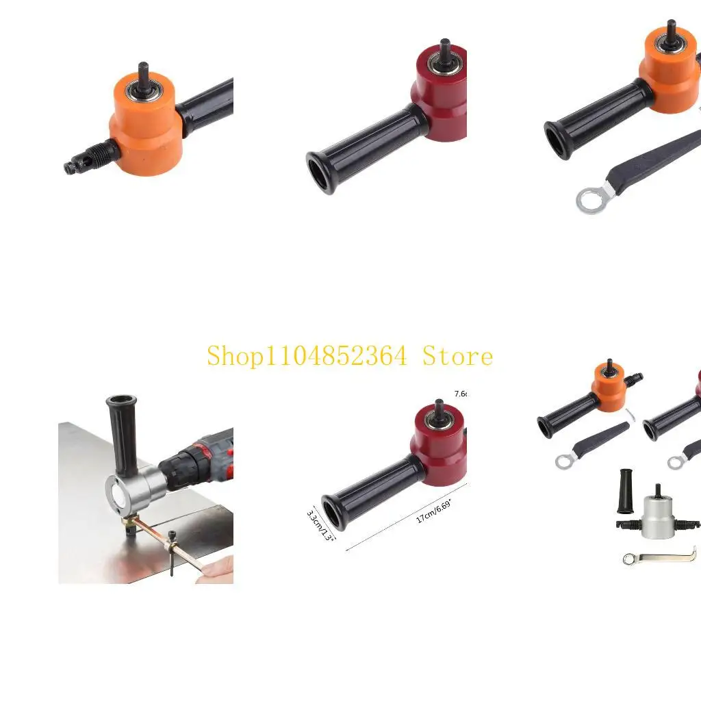 

652F Double for Head Metal Cutter Nibbler Drill Attachment Used For Cutting Metal She