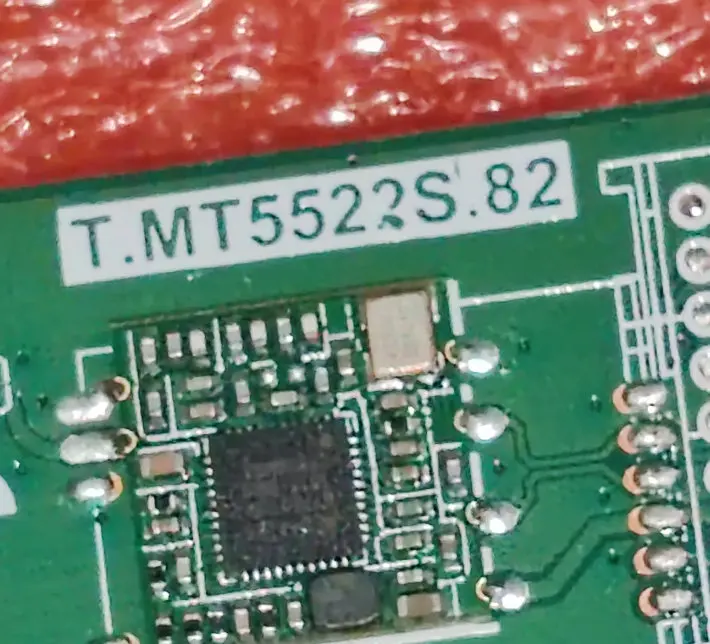 

T.MT5522S.82 Check the three different interfaces of the LED 4K WiFi network TV motherboard