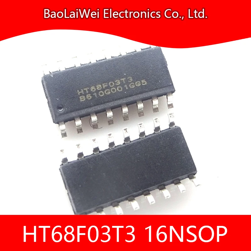 500 Uds HT68F03T3 16NSOP chip ic componentes electrónicos circuitos integrados componentes activos MCU HT68F03T3