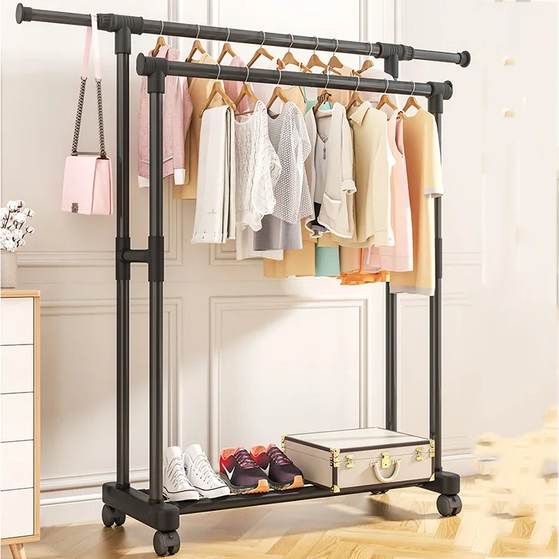 Hanger Bibliotheek Kleding Rack Nordic Staande Jas Kleding Rack Planken Kasten Moveis Para Casa Opslag Planken Rekken LQQ35XP