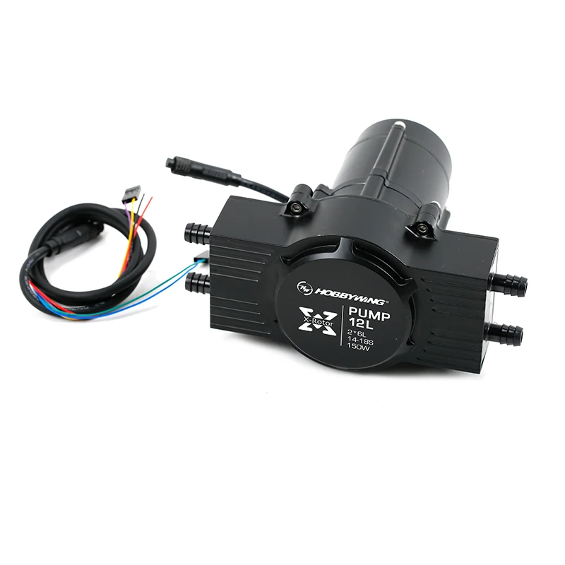 

For Hobbywing 12L Brushless Water Pump Perist Pump for Agriculture Spray Centrifugal Nozzle 12L CAN + PWM 150W 14S-18S