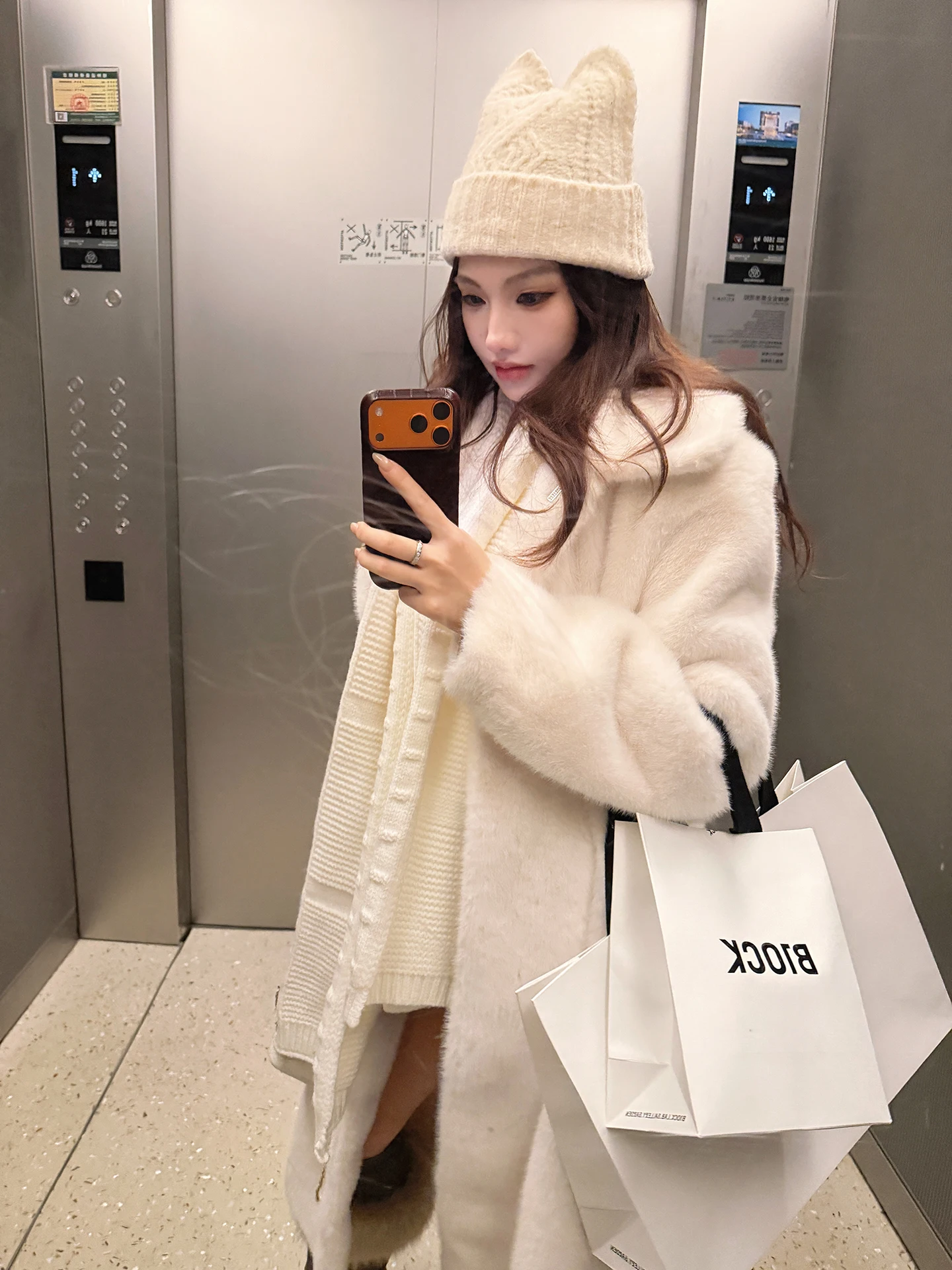 

Eco-Friendly Fur Jaet Women's Winter Coat PiRui Big Collar All-In-One Leather And Fur Casual Sle Long Sve Coat