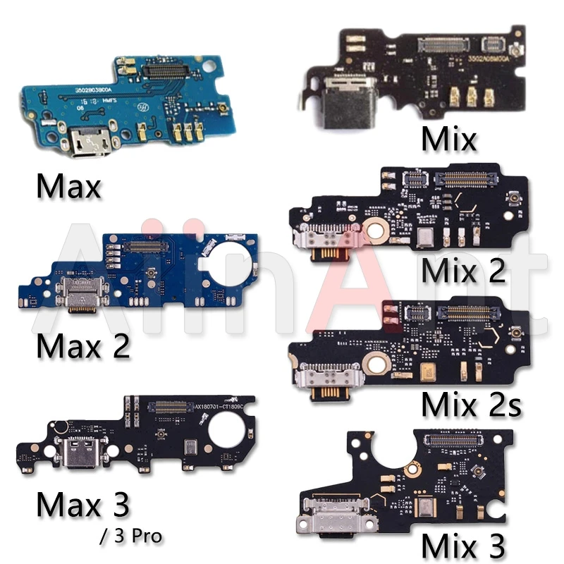 

USB Charger Board Port Connector Mic PCB Dock Charging Flex Cable For Xiaomi Mi Note Max Mix 1 2 2s 3 A1 A2 A3 Lite