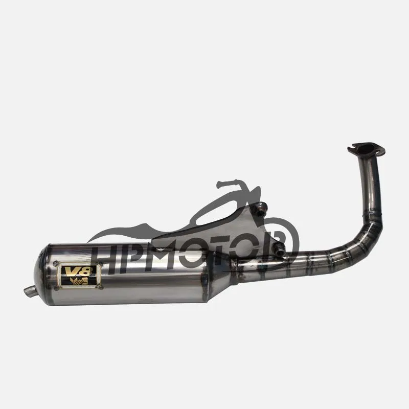 

Modified V8 Racing Full Exhaust System For bws100 4vp yamaha exhaust 100-125cc 4vp Scooter 100cc 125cc
