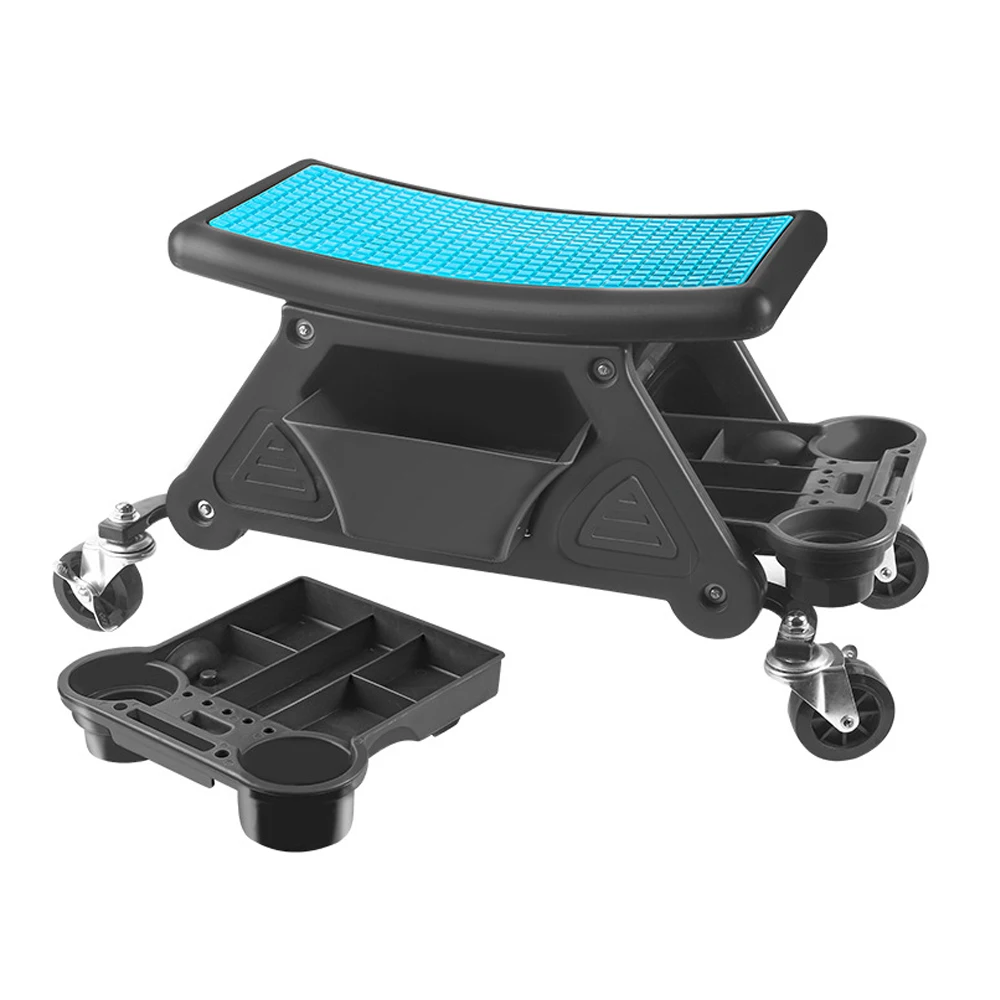 مقعد أدوات تجميل السيارة المتحرك مع صواني تخزين للأدوات #2