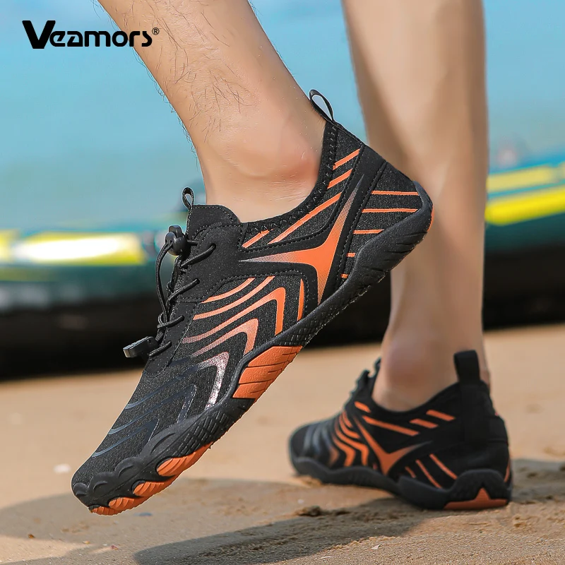 Barefoot Aqua Shoes for Men Women Quick Dry Beach Wading Shoes Breathable Light Water Sports Shoes for Outdoor Fishing Surfing
