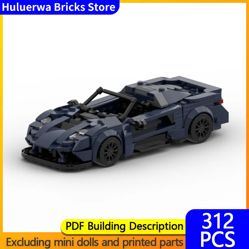 

Модель скоростного гоночного автомобиля MOC, строительные кирпичи Venom F5, родстер, гиперкар, модульная технология, детские праздничные подарки, сборные игрушки