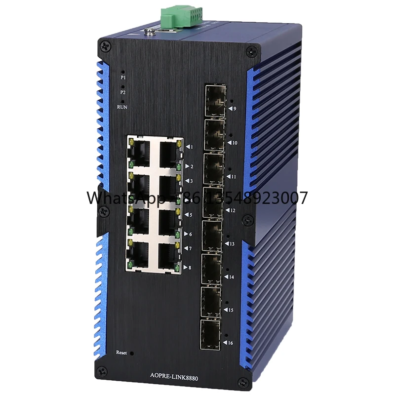 Industrial Grade Managed Gigabit Multi Optical Multi Wire Aggregation Core Switch